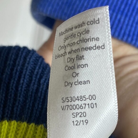 Athleta Trailhead Stripped Colorblock Cropped Sweater - Picture 5 of 5